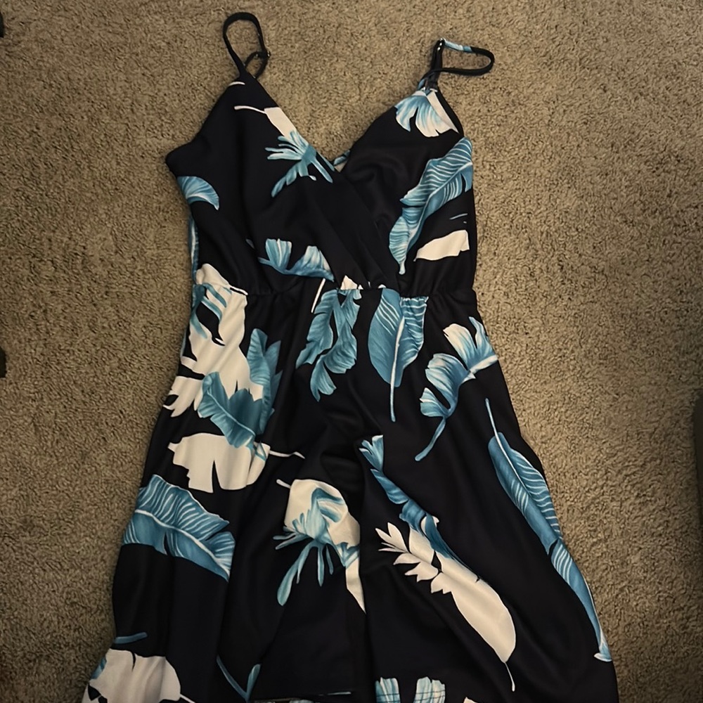 Spaghetti strap low cut